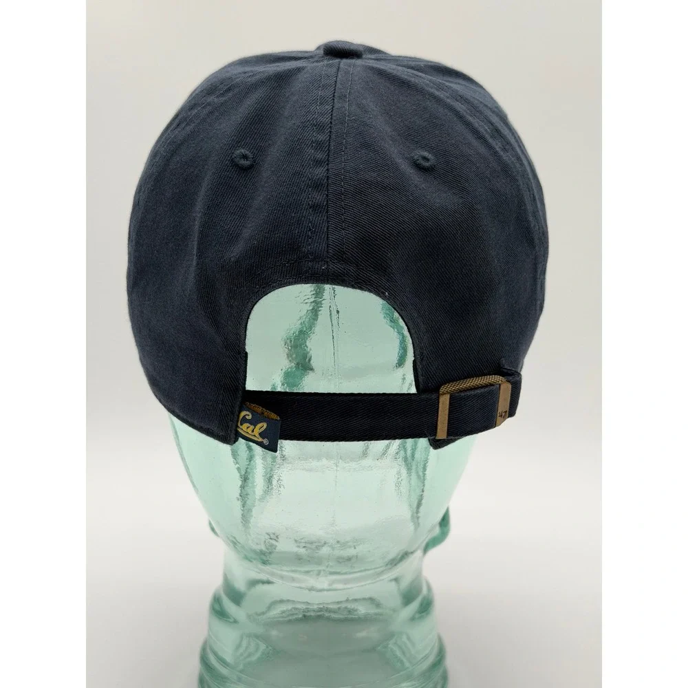'47 Brand Cal Berkeley Golden Bears Hat Navy Blue Adjustable Strapback Dad Cap